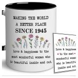 $11 80th Birthday Gifts For Women - 80th Mug For W