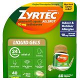$33 Zyrtec 24 Hour Allergy Relief Liquid Gels, Ant