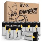 $23 Energizer Alkaline Power 9V Batteries (8 Pack)