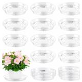 $13 20 Pack Clear Plastic Plant Saucer 8 Inch Drip