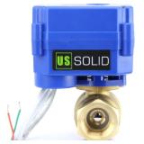 $46 U.S. Solid Motorized Ball Valve- 3/4' Brass Ba