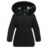 $50 SZ 9-10-Girls Long Waterproof Winter Coat Kids