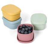 $16 4 pcs 7 oz Silicone Snack Containers for Kids