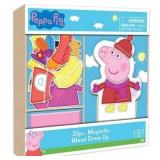 $27 Peppa Pig: Magnetic Dress Up - 26pc Wooden Pla