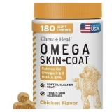 $28 Chew + Heal Omega Skin and Coat Supplement - 1