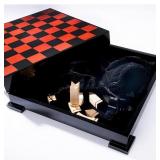 Gibox Check and Mate Premium Wooden Chess Board, T