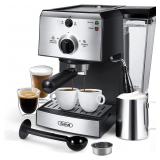 $136 Gevi 15 Bar Espresso Machine, Professional Es