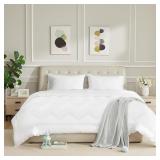 $41 Duvet Insert Cotton Comforter Twin Size White