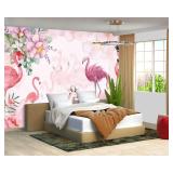 $170 Flamingo Wallpaper Large Wall Mural for Livin