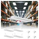 $350 4 Pack 300W LED Linear High Bay Shop Light Wi