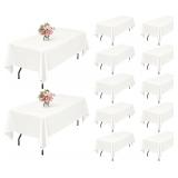 $71 Showgeous 12 Pack Ivory Polyester 60x126 Inch