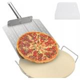 $50 16' Round Pizza Stone with Rack for Oven,BBQ G