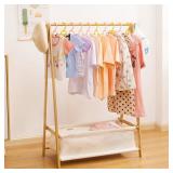 $50 Cozivolife Kids Clothing Rack with Storage Box