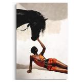 $115 SKYSUKEY Black Woman Wall Art, African Americ