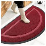 $50 OLANLY Half Circle Front Door Mat Outside 47x2