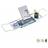 $60 Bathtub Tray Caddy for Luxury Bath Expandable