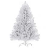 $40 4ft White Christmas Tree - Premium Hinged Arti