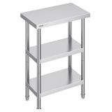 $70 VEVOR Stainless Steel Food Prep Table, 14 x 24