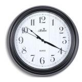 Sealed Indoor Outdoor Waterproof Wall Clock, 12 In