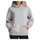$48 SZ S-Womens Oversized Hoddies Long Sleeve Flee