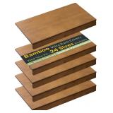 $154 Gashell Wire Shelf Covers, Bamboo Wire Rack C