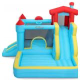 $330 Outfunny Inflatable Bounce House, Blow up Bou