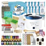 $145 PIUH Deluxe Goat Milk Soap Making Kit with Al