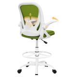 $150 Drafting Chair Tall Office Chair with Flip-up