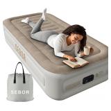 $106 Sebor X-Long Twin Air Mattress with Built in