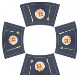 $10 Placemats Set of 6 Round Table Place Mats Wash