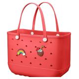 $53 Baonat Rubber Waterproof Tote Washable Handbag