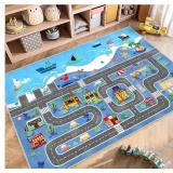 $70 Car Rug for Playroom Rugs, Road Rug for Boys a