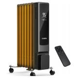 $90 Oil Filled Radiator Heater, CCGIRU 1500W Radia