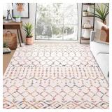 $80 ROYHOME 8x10 Area Rug Machine Washable Modern