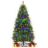 $50 COSTWAY 4 FT Pre-lit Christmas Tree, Artificia