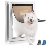 $100 Dog Door Aluminum Pet Door with Large Flap 11
