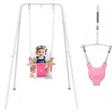 $99 RAGOZONERY 2 in 1 Baby Jumper with Toddler Swi