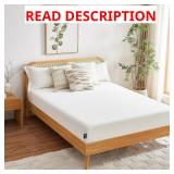 $93 UACEO 6 Inch Full Memory Foam Mattress, Fiberg
