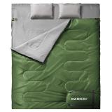 $48 Double Sleeping Bag Flannel for Adults Cold We