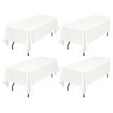 $26 Showgeous 4 Pack Ivory Polyester 60x102 Inch T