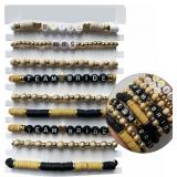$7 Bridal Shower Favors, 9pcs Beaded Bracelets for
