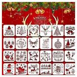 $9 Christmas Stencils, 6x6 in Christmas Painting S