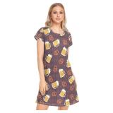 $19 Sz. L-vvfelixl Women's Sleepwear Beer Pretzels