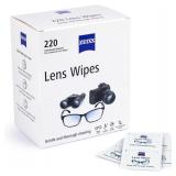 $16 Zeiss Lens Wipes, White, 220 Count