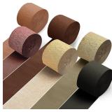 $15 2pack-6 Rolls Crepe Paper Streamers, 492 ft Cr