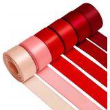 $8 Jacriah 1 Inch Red Satin Ribbons for Crafts, 6