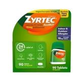 $40 Zyrtec 24 Hour Allergy Relief Tablets - Cetiri