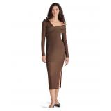 $89 Sz. L-Steve Madden Women's Bevelyn Mesh Asymme