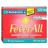 $31 FeverAll Children's 120 mg Rectal Suppositorie