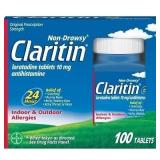 $47 Claritin 24 Hour Loratadine 10mg Tablet - 100c